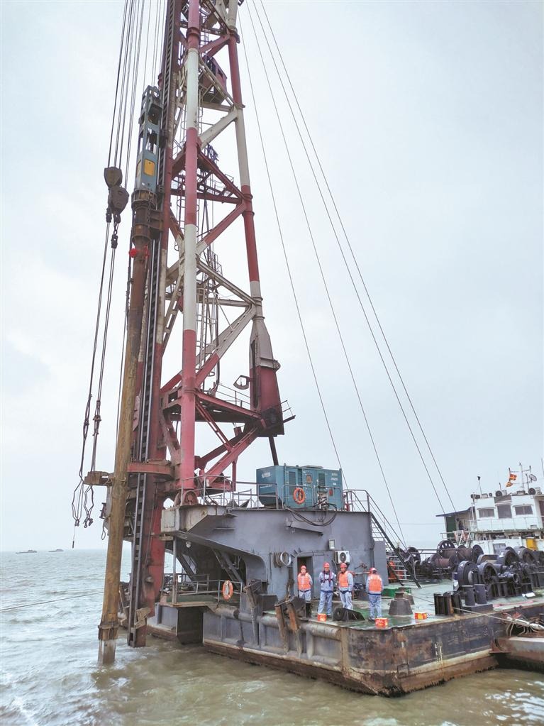 2019年12月26日，太湖隧道馬山段打下最后一根樁。