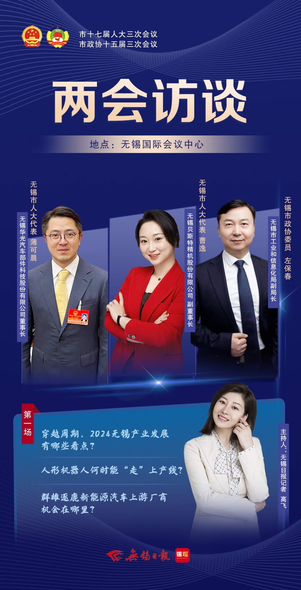 兩會訪談第一場：2024無錫產(chǎn)業(yè)發(fā)展有哪些看點？