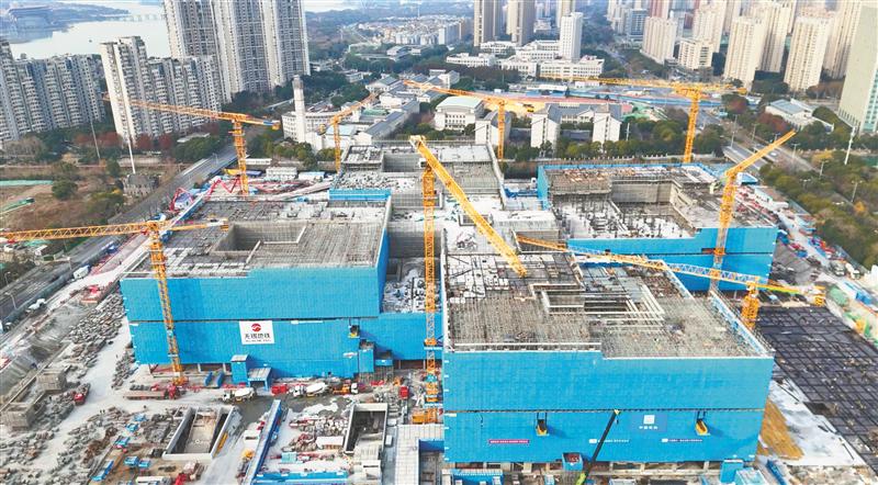 無(wú)錫醫(yī)療健康產(chǎn)業(yè)園 地下空間封頂